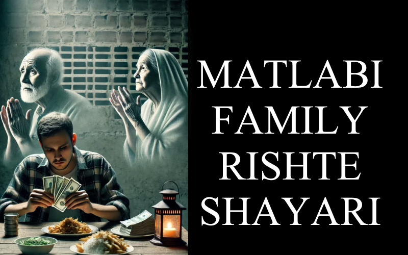 30+ Best Matlabi Family Rishte Shayari | स्वार्थी पारिवारिक रिश्ते की शायरी matlabi family rishte shayari