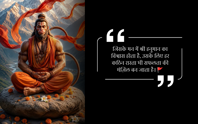 motivational lord hanuman quotes in hindi