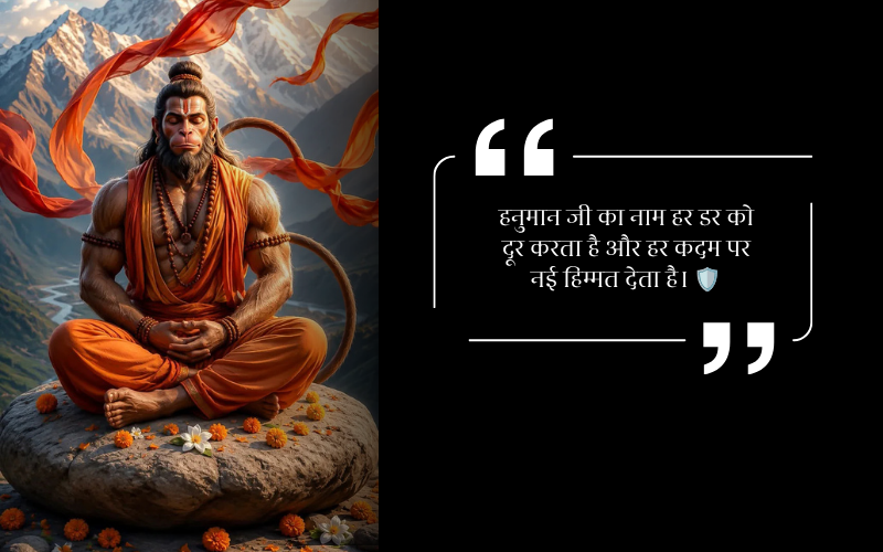motivational lord hanuman quotes in hindi