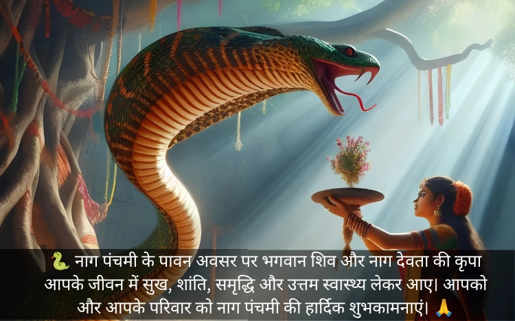 Nag Panchami Wishes In Hindi