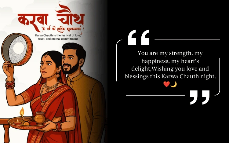 Karwa Chauth Wishes For Husband