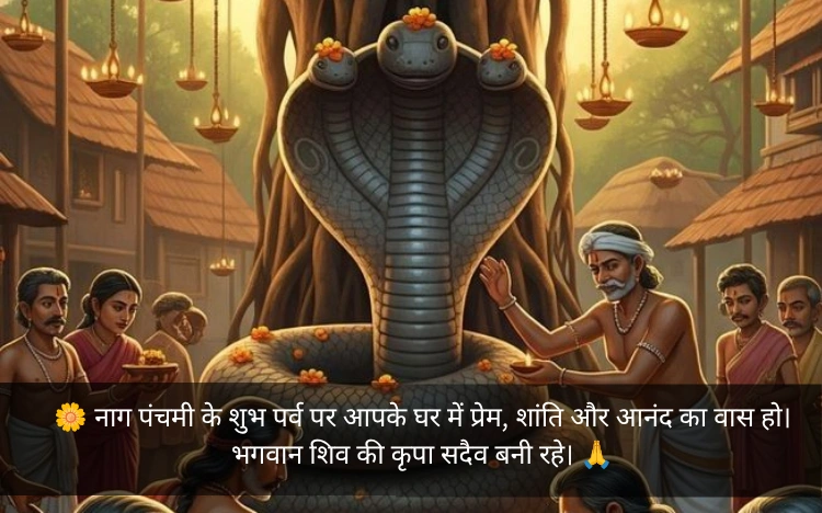 Nag Panchami Wishes In Hindi