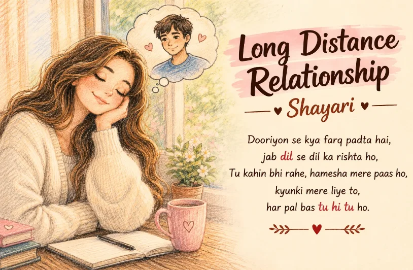 115+ Long Distance Relationship Shayari जो दूरी में भी दिल जोड़े रखें | EternalShayari Long Distance Relationship Shayari
