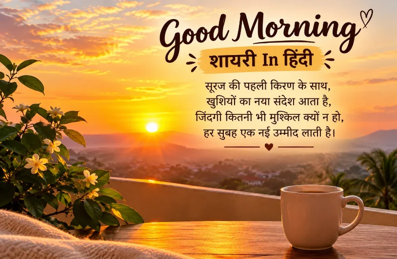 130+ Good Morning Shayari In Hindi: हर सुबह को बनाएं खास | EternalShayari Good Morning Shayari In Hindi